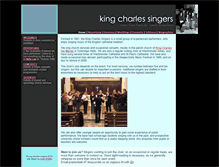 Tablet Screenshot of kingcharlessingers.org.uk